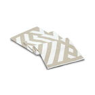 Prosop de plaja Geometric Luxury, L`appartement, 100x180 cm, bumbac, 460 gsm, gri deschis