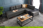 Coltar extensibil pe dreapta Manama, Balcab Home, 280x206x85 cm, lemn, antracit