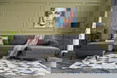 Coltar extensibil Eris, Balcab Home, 300x78x80 cm, lemn, antracit