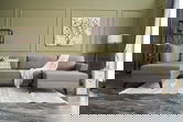 Coltar extensibil Eris, Balcab Home, 300x78x80 cm, lemn, maro
