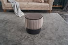 Taburet Rose Puf, Balcab Home, 40x40x40 cm, lemn, gri