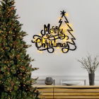 Decoratiune de luminoasa XMASBLACK-008, Tanelorn, 62x60 cm, metal, negru