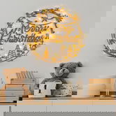 Decoratiune de luminoasa XMASGOLD-021, Tanelorn, 60x72 cm, metal, auriu