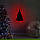 Lampa de perete Christmas Pine 2 , Neon Graph, 20x27 cm, rosu