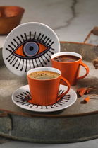 Set de cafea Kutahya Porselen, TL04KT15011011R19, 4 piese, portelan