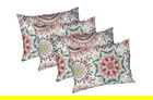 Set 4 perne Kantha, microfibra matlasata Alcam, 50x70 cm