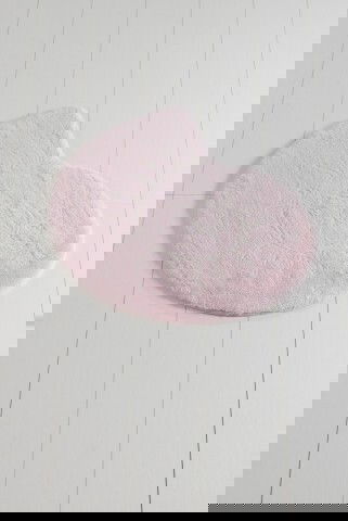 Covoras de baie, Chilai, Helix - Pink, Ø90 cm