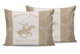 Set 2 fete de perna, 50x80 cm, 100% bumbac ranforce, Beverly Hills Polo Club, BHPC 013, crem