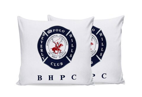 Set 2 fete de perna, 60x60 cm, 100% bumbac ranforce, Beverly Hills Polo Club, BHPC 010, albastru inchis