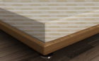 Cearceaf de pat cu elastic, 160x200 cm, 100% bumbac ranforce, Beverly Hills Polo Club, BHPC 013, crem