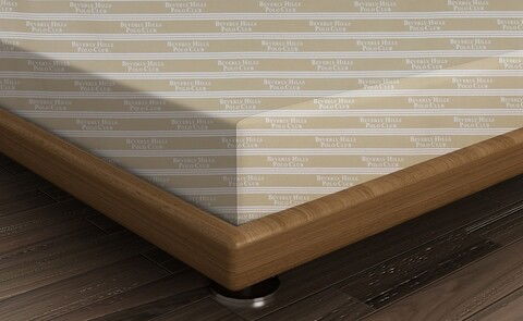 Cearceaf de pat cu elastic, 160x200 cm, 100% bumbac ranforce, Beverly Hills Polo Club, BHPC 013, crem
