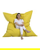 Fotoliu puf, Bean Bag, Ferndale Giant, 140x180 cm, poliester impermeabil, galben