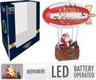 Decoratiune luminoasa Zeppelin, 23x11.5x26 cm, poliston, multicolor