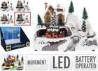 Decoratiune luminoasa Train and Santa, 24x15.7x17 cm, poliston, multicolor