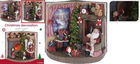 Decoratiune luminoasa Book w Santa standing , 30.5x19x24.5 cm, poliston, muliticolor