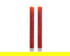 Set 2 lumanari cu LED , Lumineo, 2x24 cm, rosu
