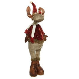 Decoratiune Deer, Decoris, 20x26x96 cm, poliester, multicolor