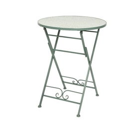 Masa pentru gradina Eze Mosaic, Decoris, 60x76 cm, verde