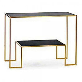 Consola, Gift Décor, Metal Black, 112 x 77 x 33 cm, metal, negru