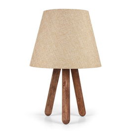 Lampa de masa, AYD-641, Insignio, 22 x 33 cm, 1 x E27, 60W, crem/maro
