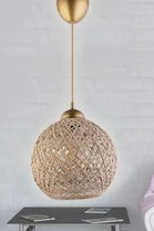 Lustra, DL170, Hmy Design, 22 x 54 cm, 1 x E27, 60W, alb/auriu