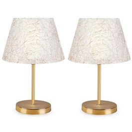 Lampa de masa 2 piese, AYD - 2334, Insignio, 22 x 37 cm, 1 x E27, 60W, crem