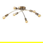 Lustra, Banana - 1141, Tatum, 67 x 67 x 25 cm, 6 x E27, 40W, aramiu antic