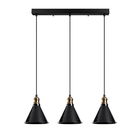 Lustra, Berceste - 251-S1, Sheen, 70 x 117 cm, 3 x E27, 40W, negru