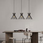Lustra, Kirpi - 3088, Opviq, 104 x 30 x 130 cm, 3 x E27, 40W, negru