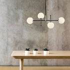 Lustra, My Legend - 145-AV2, Sheen, 90 x 15 x 67-82 cm, 4 x E27, 40W, negru/alb