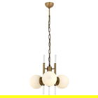 Lustra, Av-1893-3E, Aurora, 50 x 60 cm, 3 x E27, 60W, alb/aramiu antic