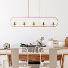 Lustra, Jewel - 10625, Fulgor, 122 x 15 x 49 cm, 5 x E14, 15W, auriu