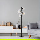 Lampadar, Fazli - 10522, Fulgor, 33 x 33 x 162 cm, 4 x E14, 40W, negru