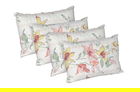 Set 4 perne Flore, microfibra matlasata, 50x70 cm