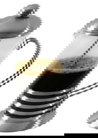 Filtru cafea Larissa, Ambition, 1 L, sticla, model dungi