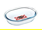 Vas de copt termorezistent Glass Bakeware, Ocuisine, 25x20 cm, sticla