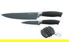 Set 2 cutite si ascutitor dublu Diamond, Ambition, inox