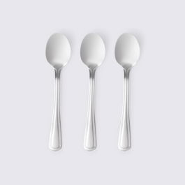 Set lingurite cafea 3 piese London, Domotti, 13 cm, inox