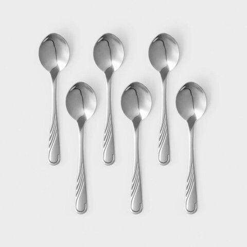 Set lingurite ceai 6 piese Napoli, Ambition, 13.7 cm, inox