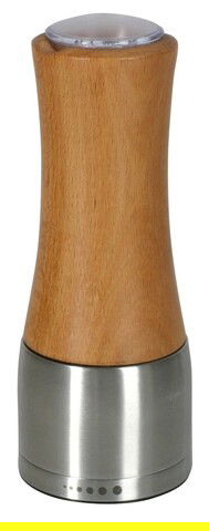 Rasnita piper si sare Falconi, Ambition, 17 cm, lemn, natural