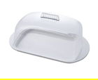 Recipient pentru unt Practic, 16.8x10.5x7.5 cm, plastic, alb