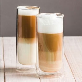 Set 2 pahare Mia, Ambition, sticla temperata, 420 ml, transparent