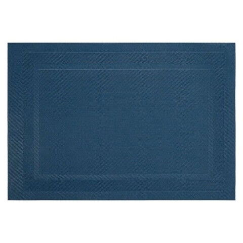 Suport farfurie Velvet, Ambition, 30x45 cm, PVC, albastru