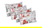 Set 4 perne Romance, microfibra matlasata, 50x70 cm
