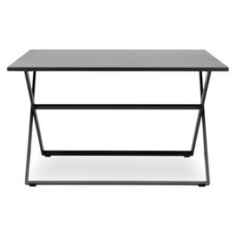 Masa pliabila dreptunghiulara, Breeze, L.120 l.80 H.73, aluminiu, negru