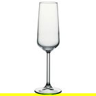 Set 6 pahare sampanie Allegra, Pasabahce, 195 ml, sticla