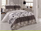 Lenjerie de pat dubla king size, Victoria, Blezza 121VCT52404, 3 piese, amestec bumbac, multicolor