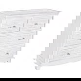 Comoda cu 4 sertare, Blanc, Bizzotto, 80x40x80 cm, MDF, finisaj mat