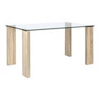 Masa, New Arley, Bizzotto, 140x80x75 cm, MDF/sticla temperata