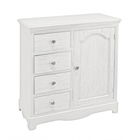 Bufet inferior, Blanc, Bizzotto, 66x32.5x80 cm, MDF, alb, finisaj mat
